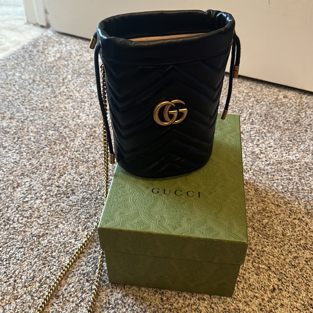 Gucci Marmont Mini Bucket Bag